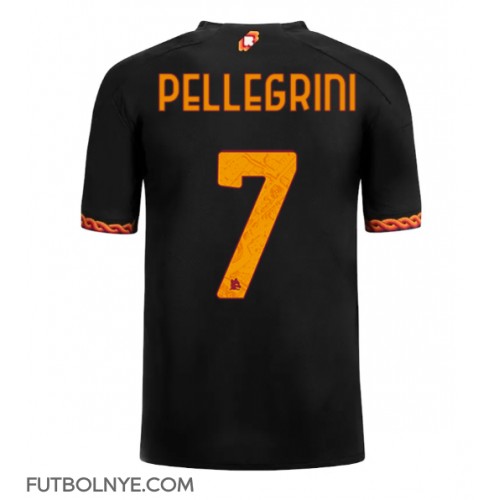 Camiseta AS Roma Lorenzo Pellegrini #7 Tercera Equipación 2023-24 manga corta